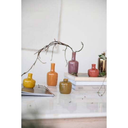 Hello Honey® Reactive Glaze Stoneware Vase Set, 8ct.